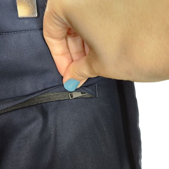 THEORY Pants Mens XL Blue Roscoe Skiv Wool Blend Cargo Pants Elastic $310 - Picture 6 of 9